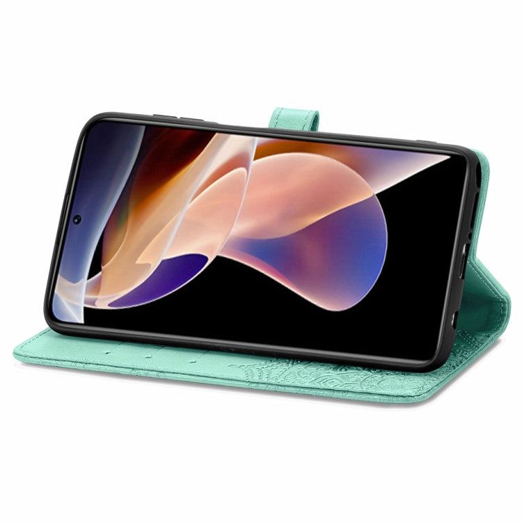 Mandala Flower Embossed Flip Leather Phone Case For Xiaomi Redmi Note 11 Pro / 11 Pro+