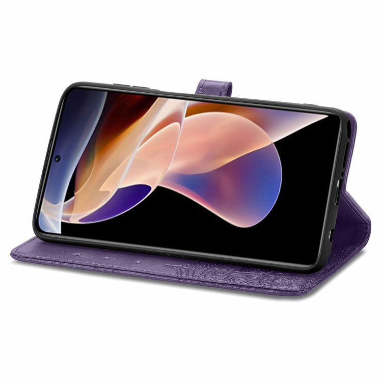 Mandala Flower Embossed Flip Leather Phone Case For Xiaomi Redmi Note 11 Pro / 11 Pro+