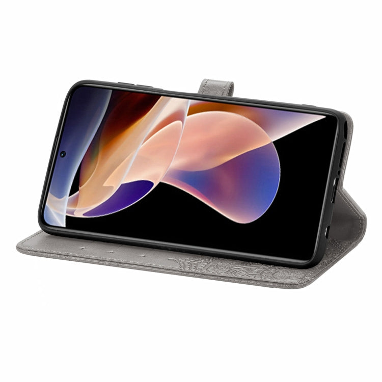 Mandala Flower Embossed Flip Leather Phone Case For Xiaomi Redmi Note 11 Pro / 11 Pro+