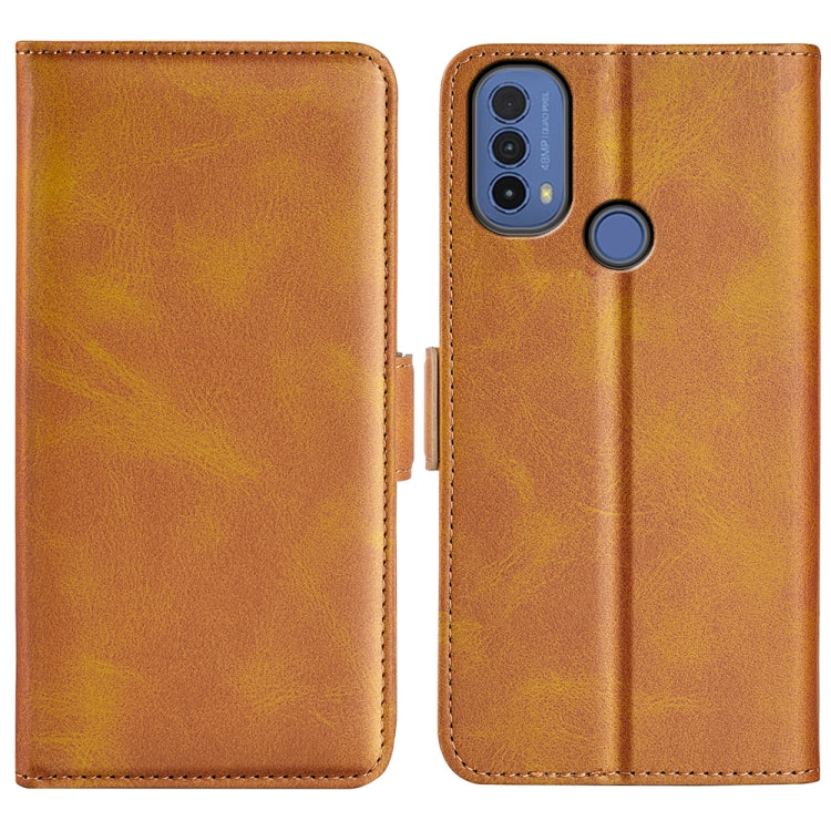 For Motorola Moto E30 / E40 Dual-side Magnetic Buckle Leather Phone Case