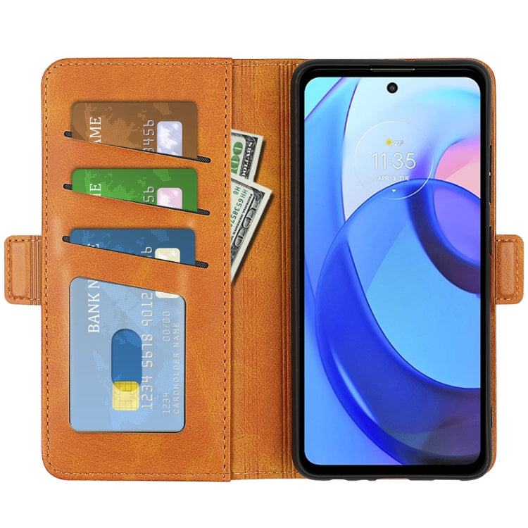 For Motorola Moto E30 / E40 Dual-side Magnetic Buckle Leather Phone Case