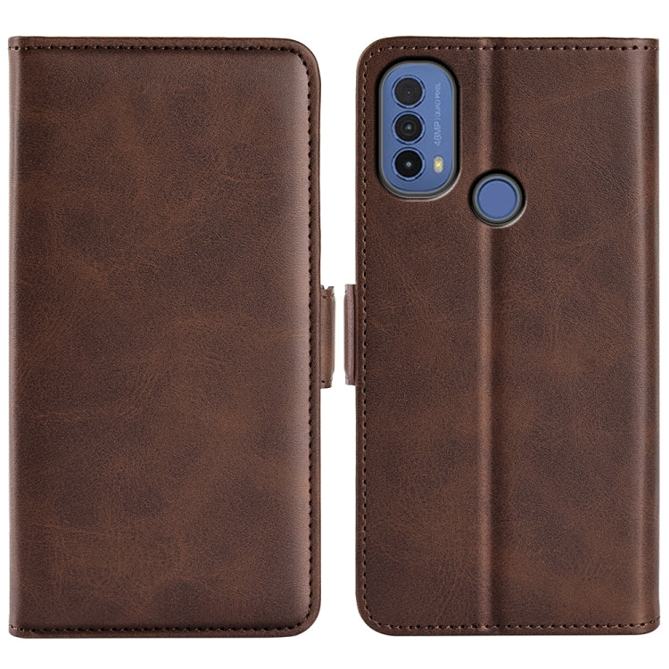 For Motorola Moto E30 / E40 Dual-side Magnetic Buckle Leather Phone Case