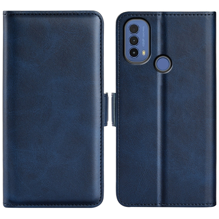 For Motorola Moto E30 / E40 Dual-side Magnetic Buckle Leather Phone Case