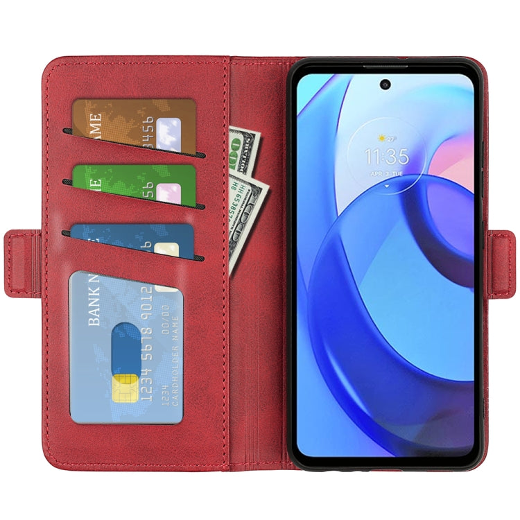 For Motorola Moto E30 / E40 Dual-side Magnetic Buckle Leather Phone Case