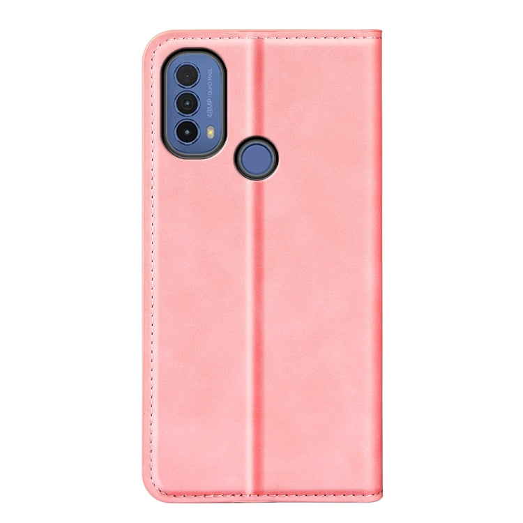 For Motorola Moto E30 / E40 Retro-skin Magnetic Suction Leather Phone Case