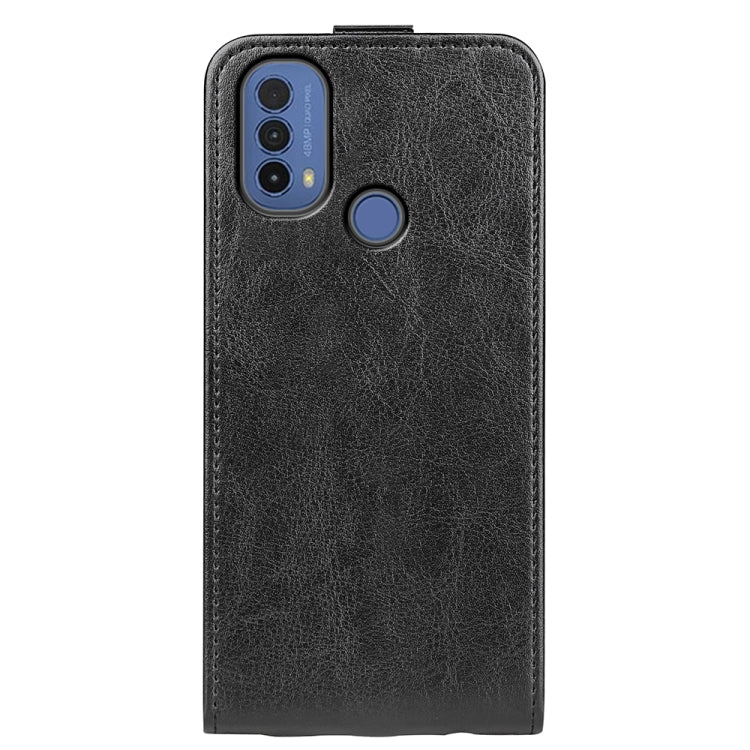 For Motorola Moto E30 / E40 R64 Texture Single Vertical Flip Leather Phone Case