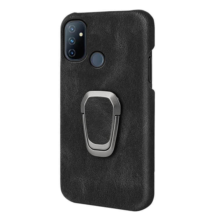 For OnePlus Nord N100 Ring Holder PU Phone Case