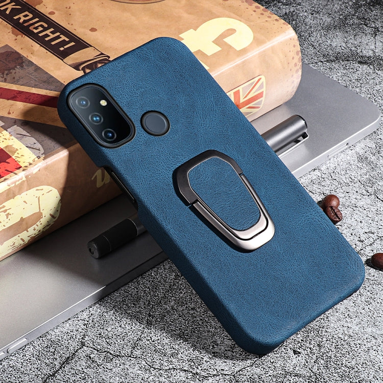For OnePlus Nord N100 Ring Holder PU Phone Case