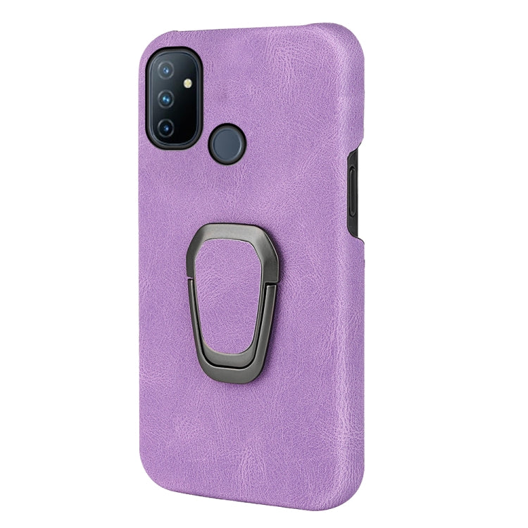 For OnePlus Nord N100 Ring Holder PU Phone Case