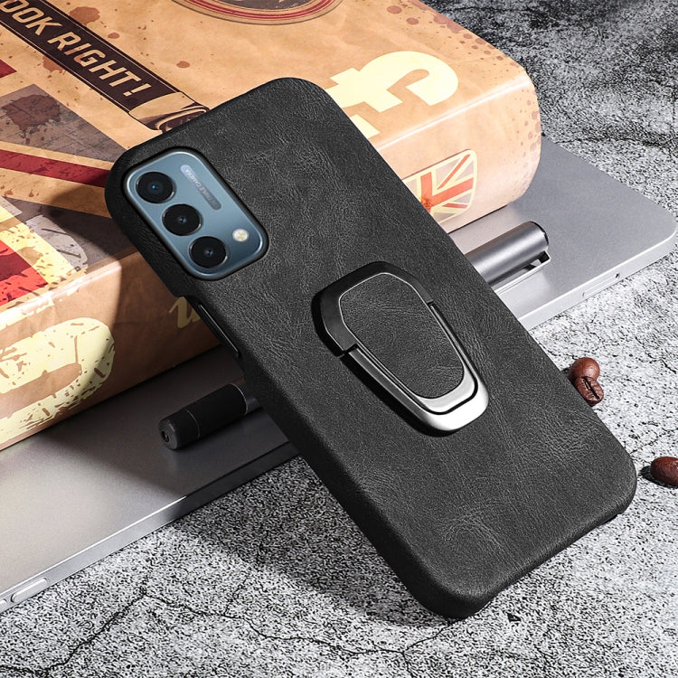 For OnePlus Nord N200 5G Ring Holder PU Phone Case