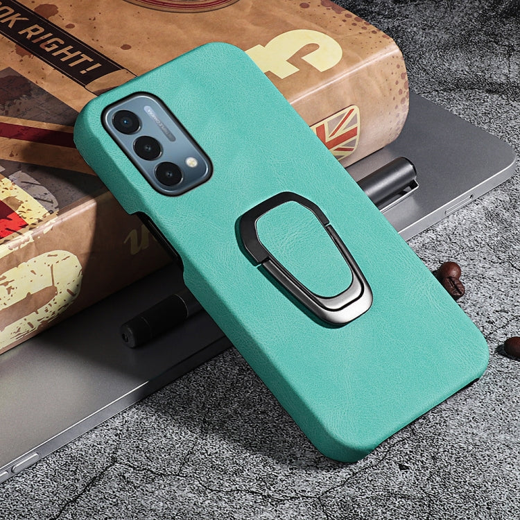 For OnePlus Nord N200 5G Ring Holder PU Phone Case