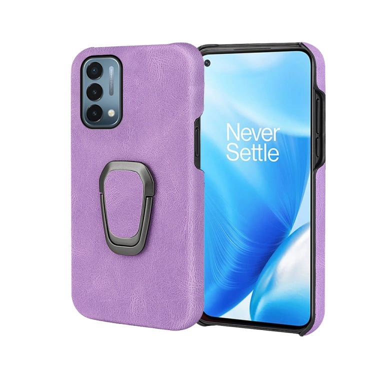 For OnePlus Nord N200 5G Ring Holder PU Phone Case