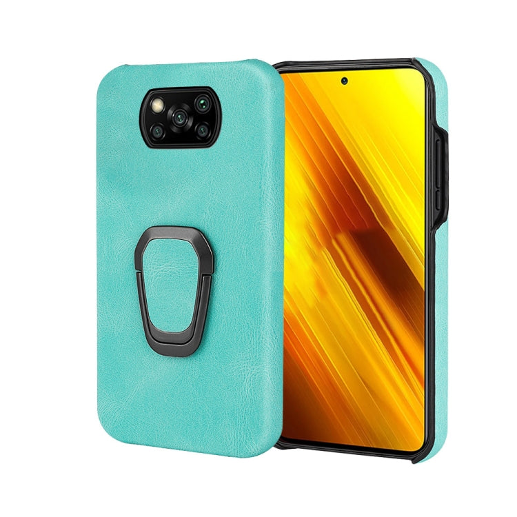 Ring Holder PU Phone Case For Xiaomi Poco X3 / X3 NFC / Poco X3 Pro