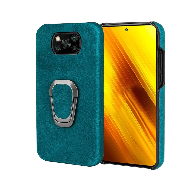 Ring Holder PU Phone Case For Xiaomi Poco X3 / X3 NFC / Poco X3 Pro