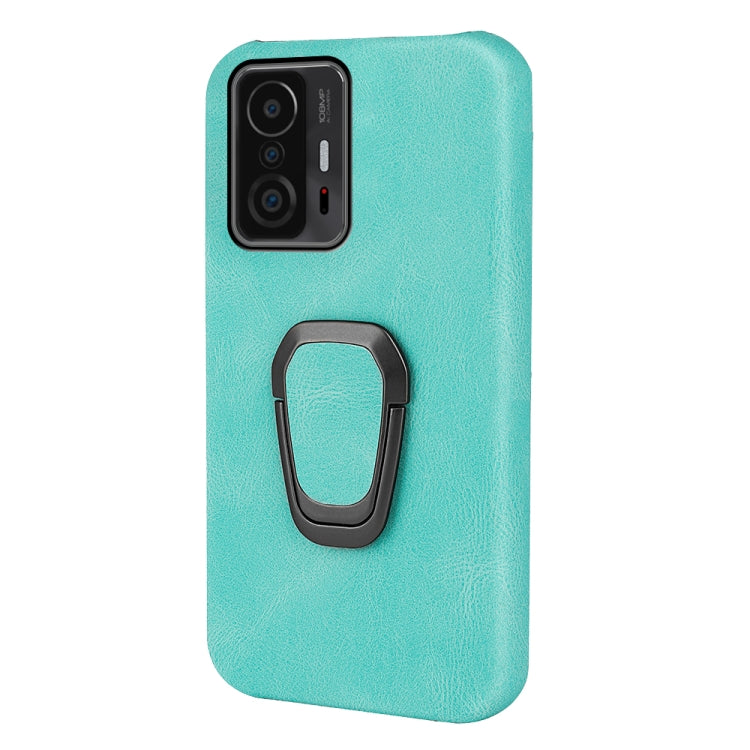 Ring Holder PU Phone Case For Xiaomi Mi 11T / 11T Pro