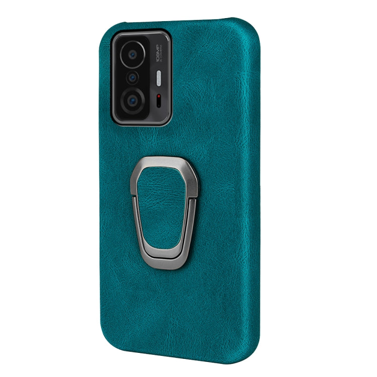 Ring Holder PU Phone Case For Xiaomi Mi 11T / 11T Pro