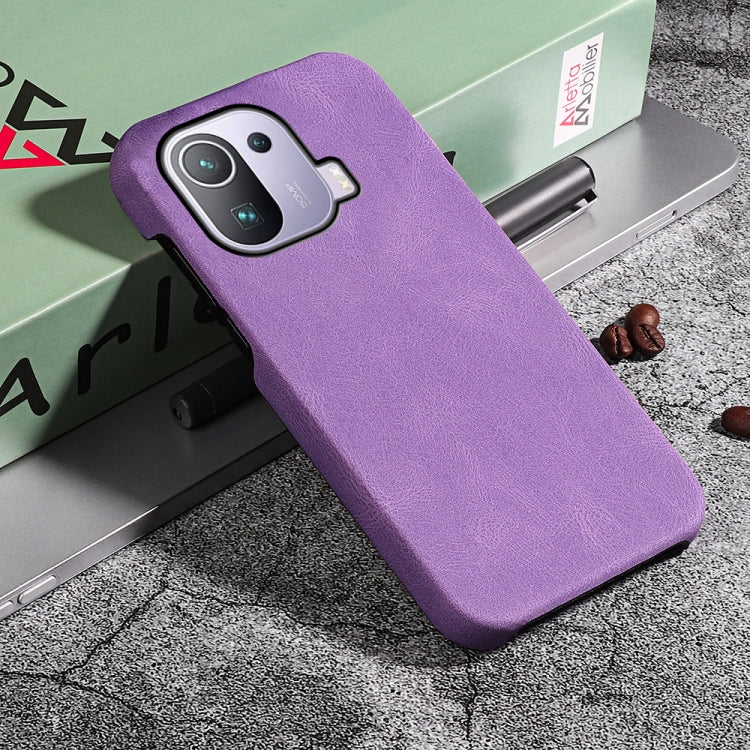 Ring Holder PU Phone Case For Xiaomi Mi 11 Pro 4G / 5G