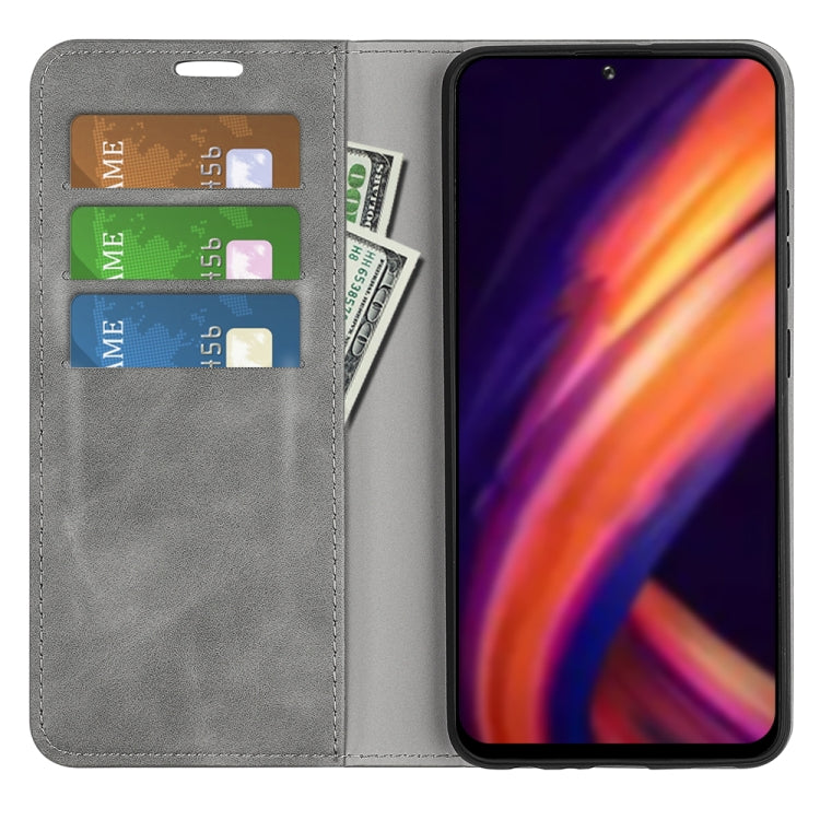 For Motorola Edge X30 Retro-skin Magnetic Suction Leather Phone Case