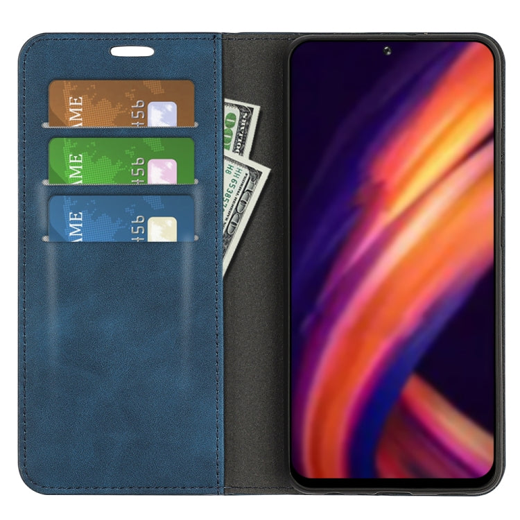 For Motorola Edge X30 Retro-skin Magnetic Suction Leather Phone Case