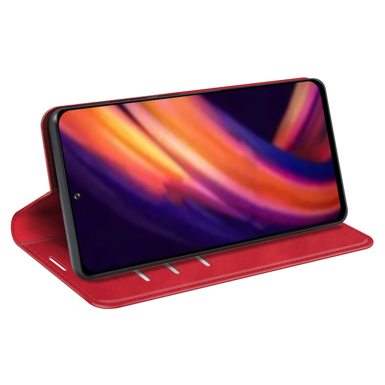 For Motorola Edge X30 Retro-skin Magnetic Suction Leather Phone Case