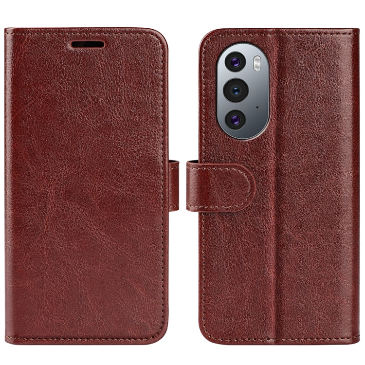 For Motorola Edge X30 R64 Texture Single Horizontal Flip Phone Case