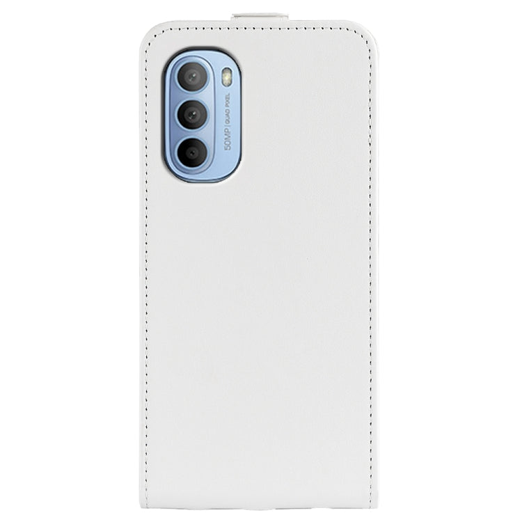 For Motorola Moto G31 4G R64 Texture Single Vertical Flip Leather Phone Case