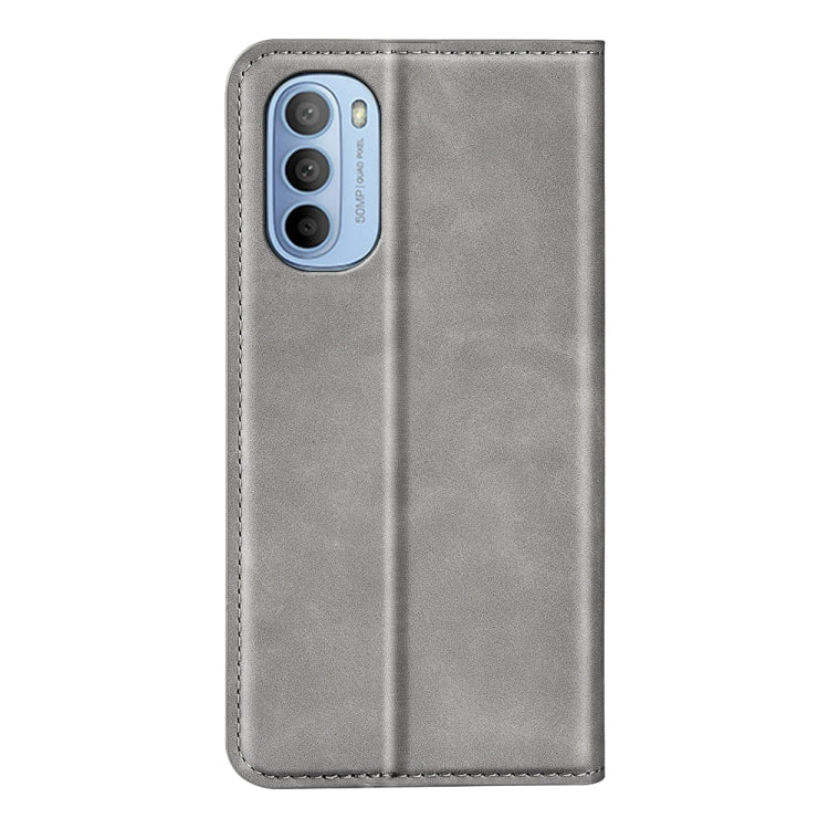 For Motorola Moto G31 4G Retro-skin Magnetic Suction Leather Phone Case