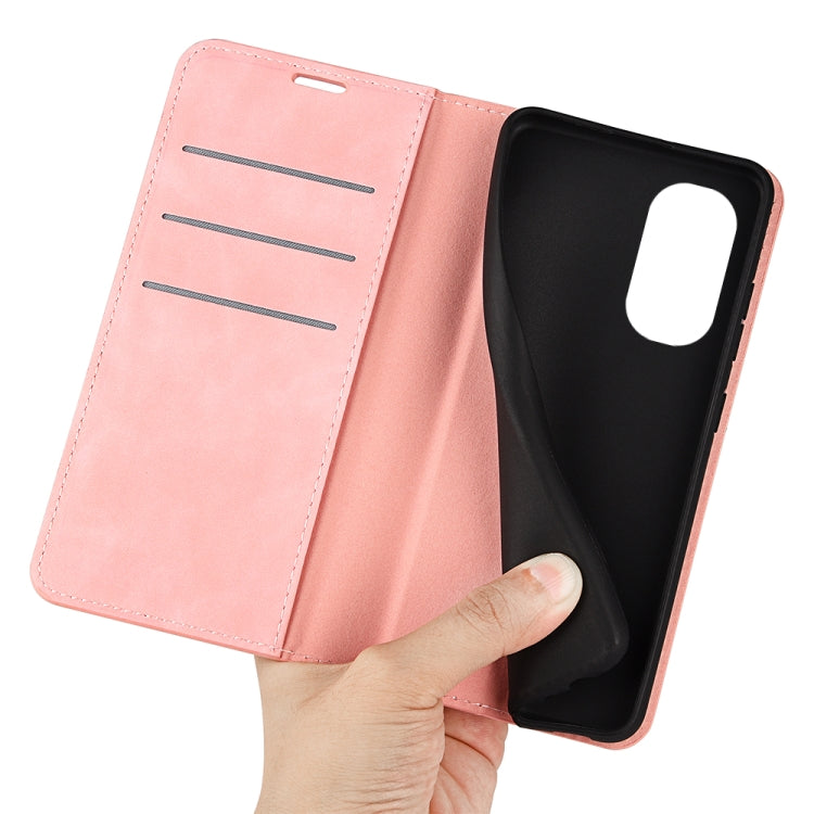 For Motorola Moto G31 4G Retro-skin Magnetic Suction Leather Phone Case
