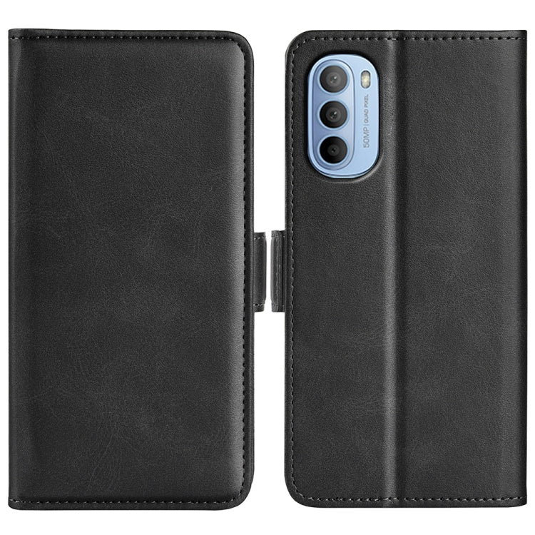 For Motorola Moto G31 4G Dual-side Magnetic Buckle Leather Phone Case