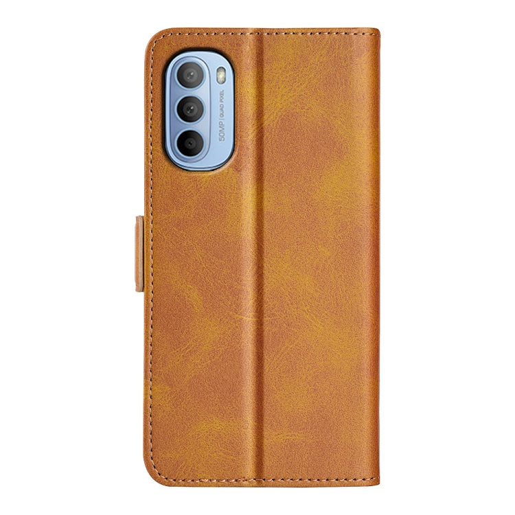 For Motorola Moto G31 4G Dual-side Magnetic Buckle Leather Phone Case