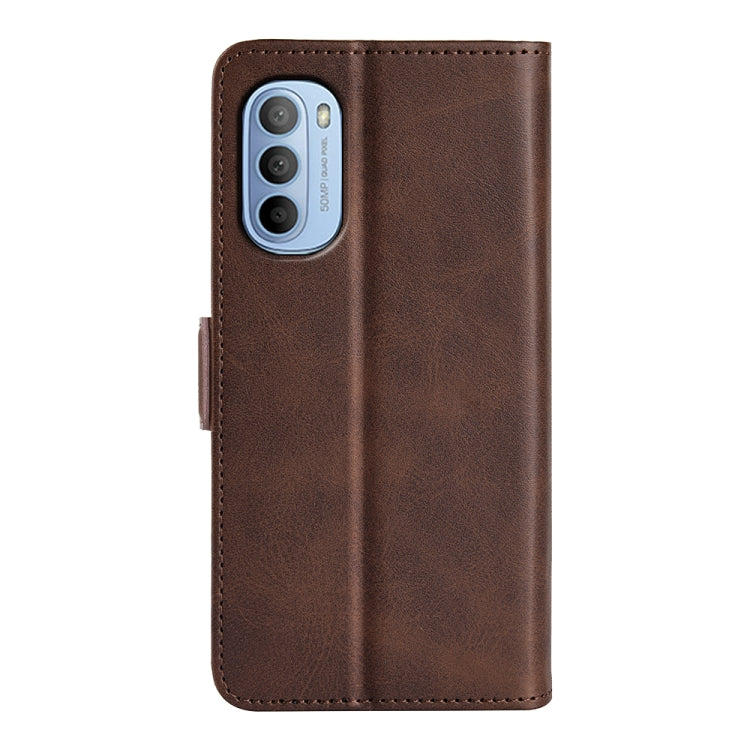 For Motorola Moto G31 4G Dual-side Magnetic Buckle Leather Phone Case
