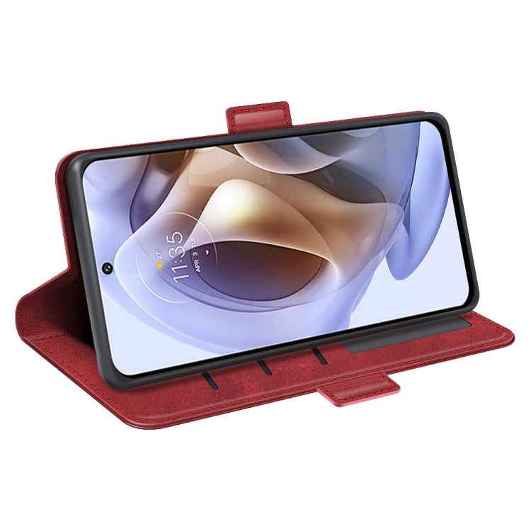 For Motorola Moto G31 4G Dual-side Magnetic Buckle Leather Phone Case