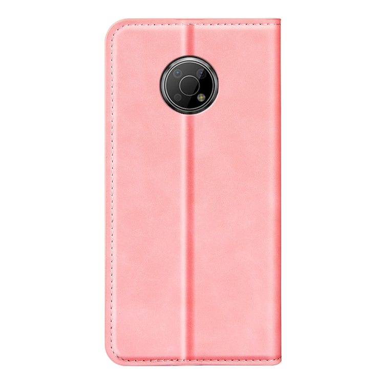 For Nokia G300 Retro-skin Magnetic Suction Leather Phone Case