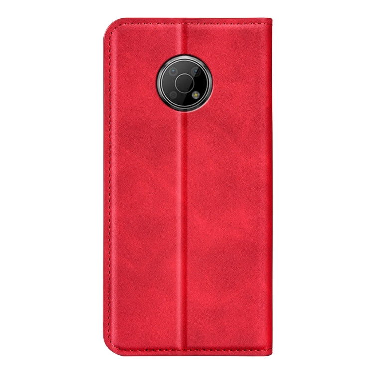 For Nokia G300 Retro-skin Magnetic Suction Leather Phone Case