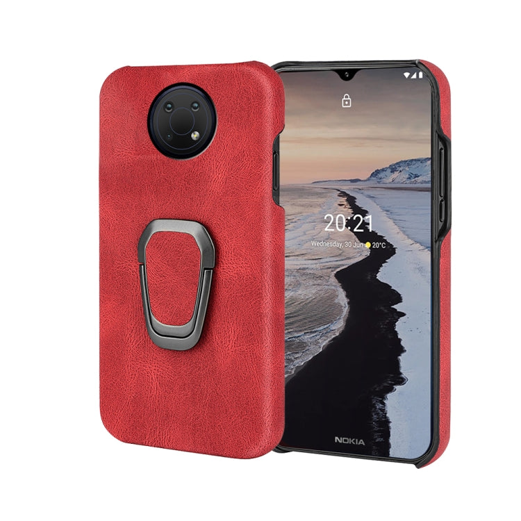 For Nokia G10 Ring Holder PU Phone Case
