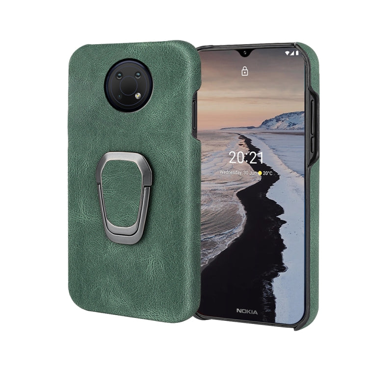 For Nokia G10 Ring Holder PU Phone Case
