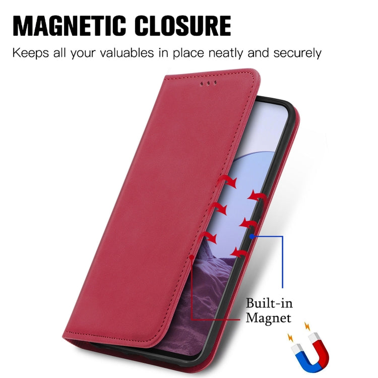 For OnePlus Nord N20 5G Retro Skin Feel Magnetic Leather Case
