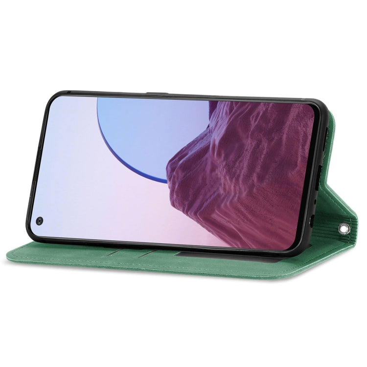 For OnePlus Nord N20 5G Retro Skin Feel Magnetic Leather Case