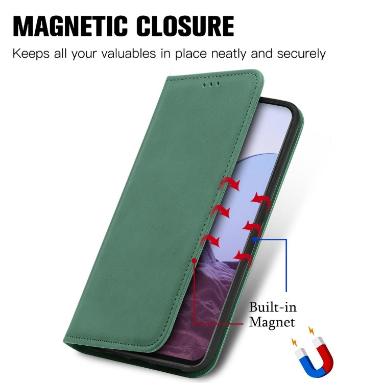 For OnePlus Nord N20 5G Retro Skin Feel Magnetic Leather Case
