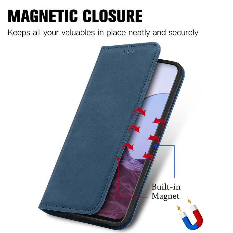 For OnePlus Nord N20 5G Retro Skin Feel Magnetic Leather Case