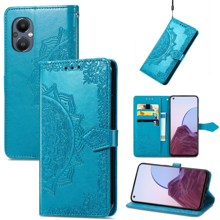For OnePlus Nord N20 5G Mandala Flower Embossed Leather Case