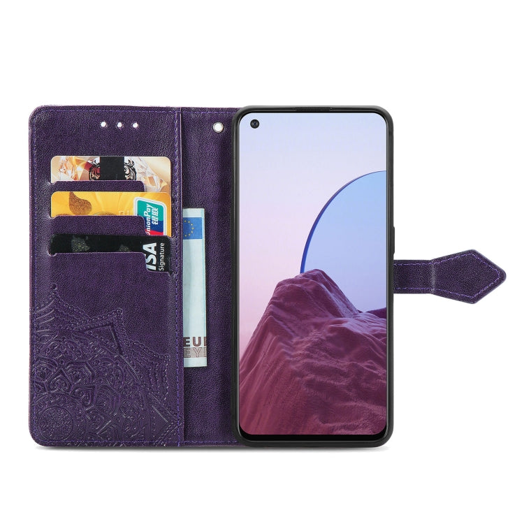 For OnePlus Nord N20 5G Mandala Flower Embossed Leather Case