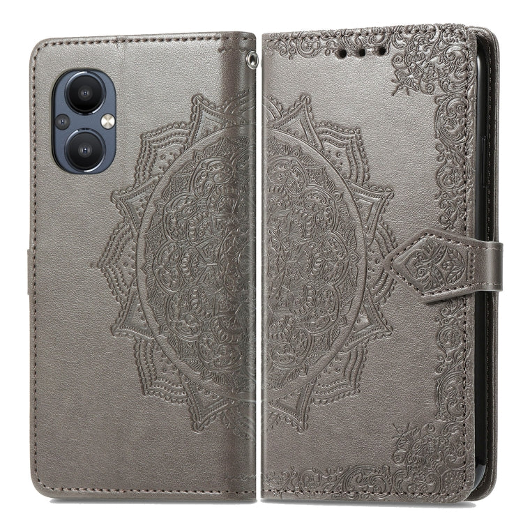 For OnePlus Nord N20 5G Mandala Flower Embossed Leather Case