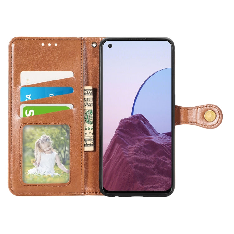 For OnePlus Nord N20 5G Solid Color Leather Buckle Phone Case