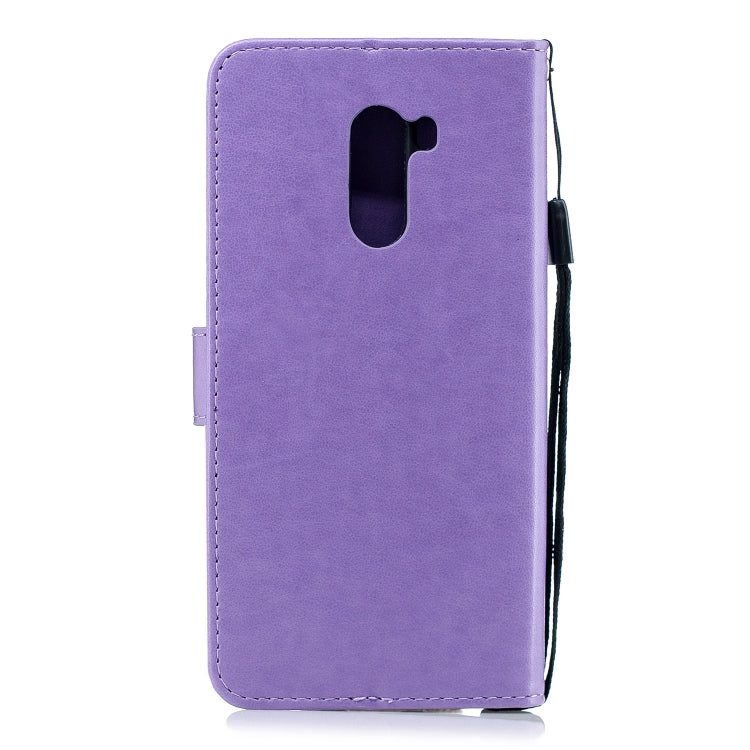 For Xiaomi POCO F1 Diamond Encrusted Butterflies Love Flowers Pattern Horizontal Flip Leather Case with Holder & Card Slots & Wallet & Lanyard