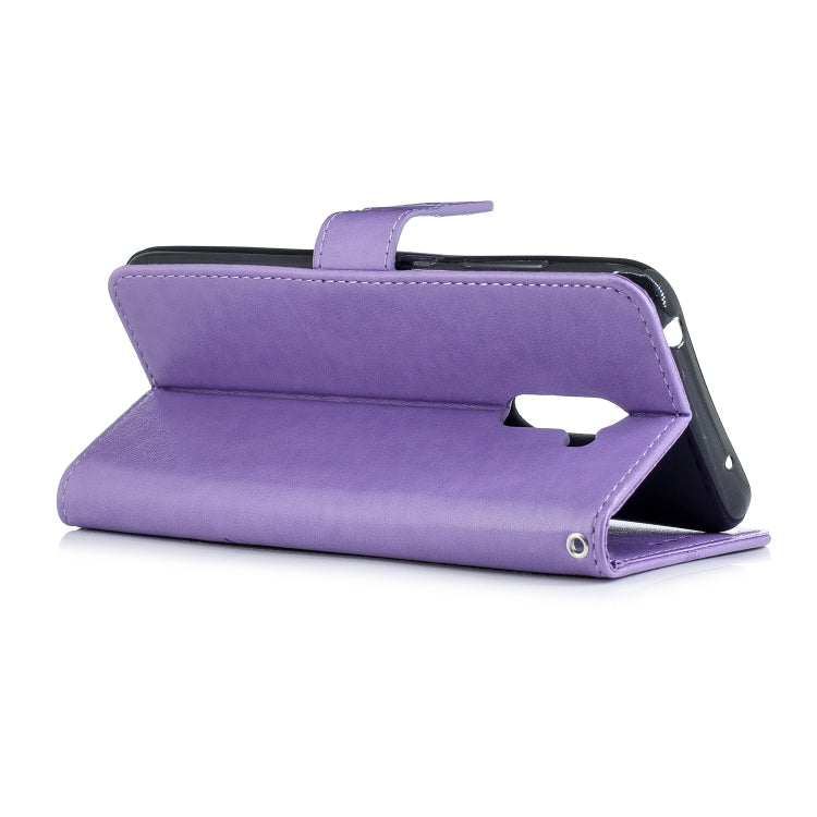 For Xiaomi POCO F1 Diamond Encrusted Butterflies Love Flowers Pattern Horizontal Flip Leather Case with Holder & Card Slots & Wallet & Lanyard