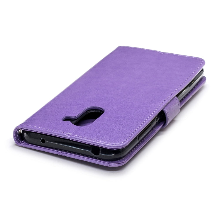 For Xiaomi POCO F1 Diamond Encrusted Butterflies Love Flowers Pattern Horizontal Flip Leather Case with Holder & Card Slots & Wallet & Lanyard