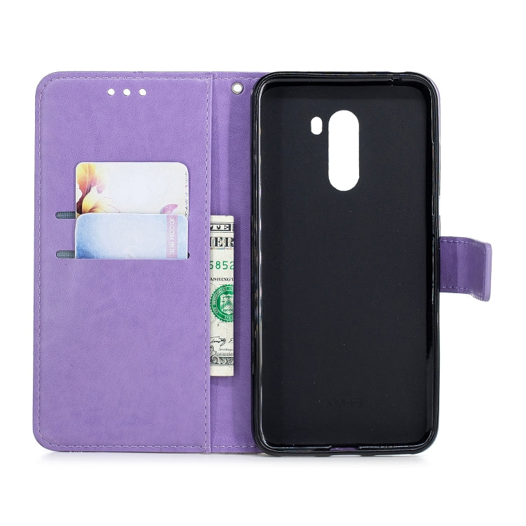 For Xiaomi POCO F1 Diamond Encrusted Butterflies Love Flowers Pattern Horizontal Flip Leather Case with Holder & Card Slots & Wallet & Lanyard