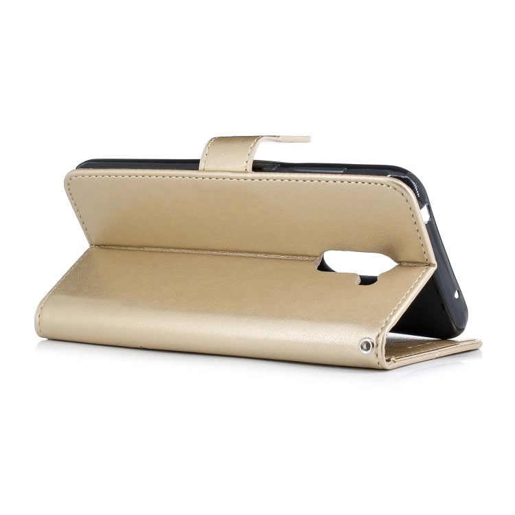 For Xiaomi POCO F1 Diamond Encrusted Butterflies Love Flowers Pattern Horizontal Flip Leather Case with Holder & Card Slots & Wallet & Lanyard