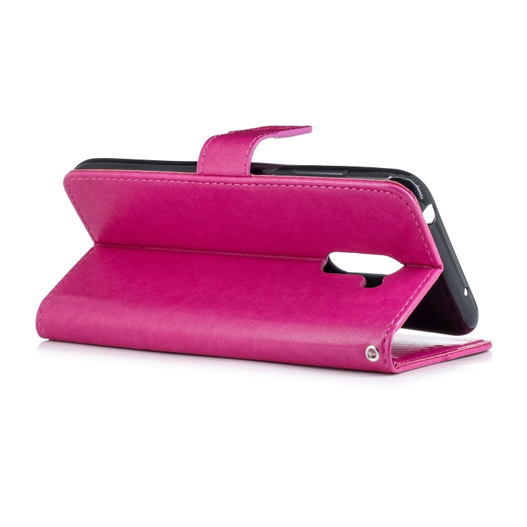 For Xiaomi POCO F1 Diamond Encrusted Butterflies Love Flowers Pattern Horizontal Flip Leather Case with Holder & Card Slots & Wallet & Lanyard